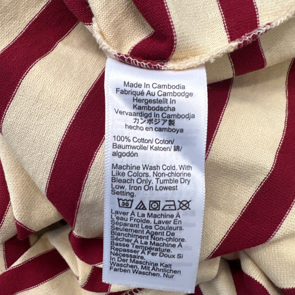 NWT - J. CREW striped tee - sz M - Picture 3 of 3